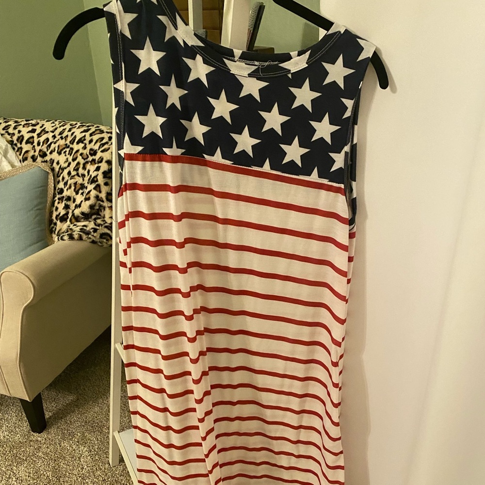 Americana tank dress